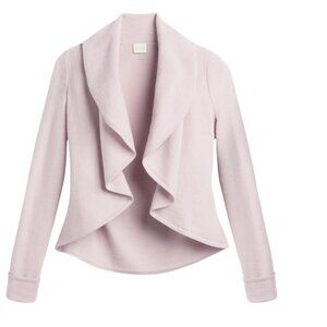Chico's Boiled Wool Yvonne Cropped Open Front Cardigan Size 3 (XL16-18)